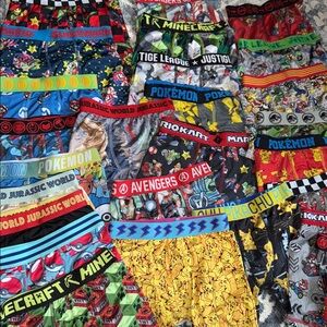 Nintendo Themed Boxer Briefs with Colorful Designs